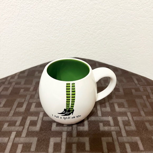 Rae Dunn Halloween THE WITCH IS IN canister and I PUT A SPELL ON YOU mug - Picture 11 of 12